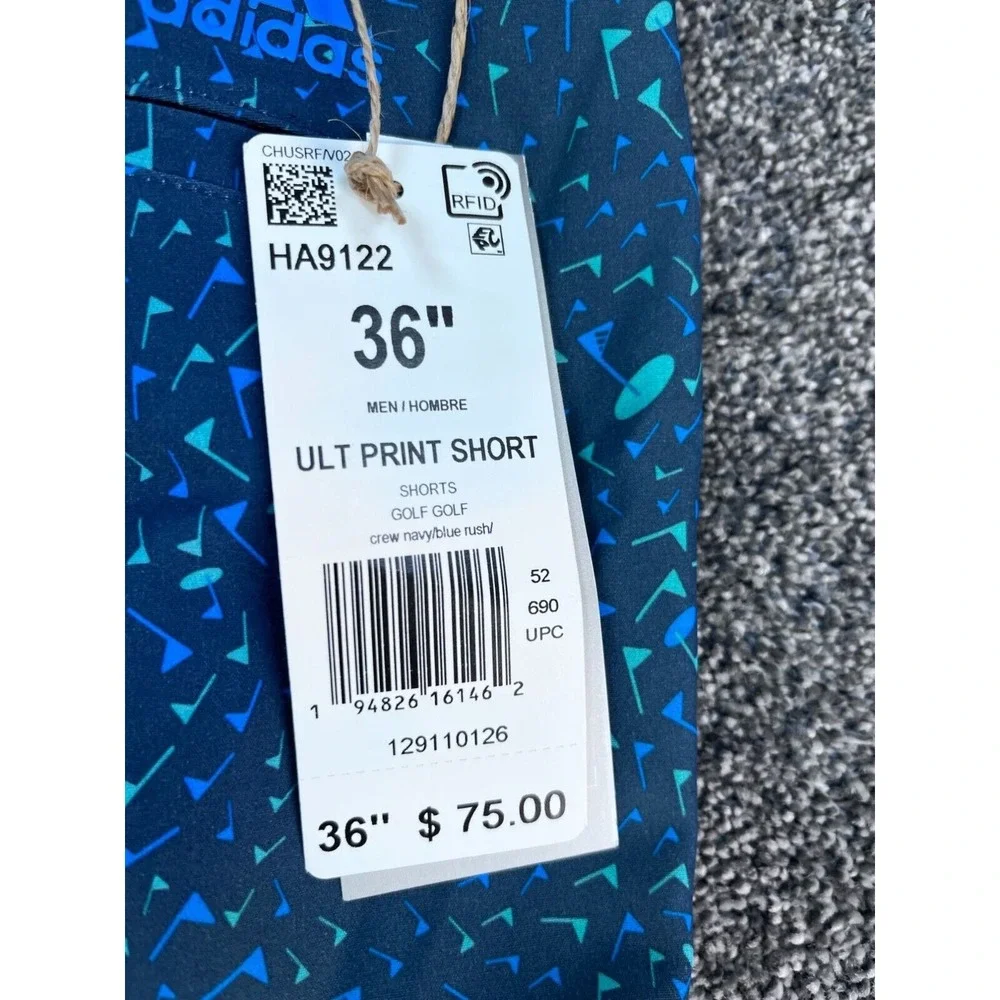 Adidas Mens Golf Ultimate Print Shorts 36